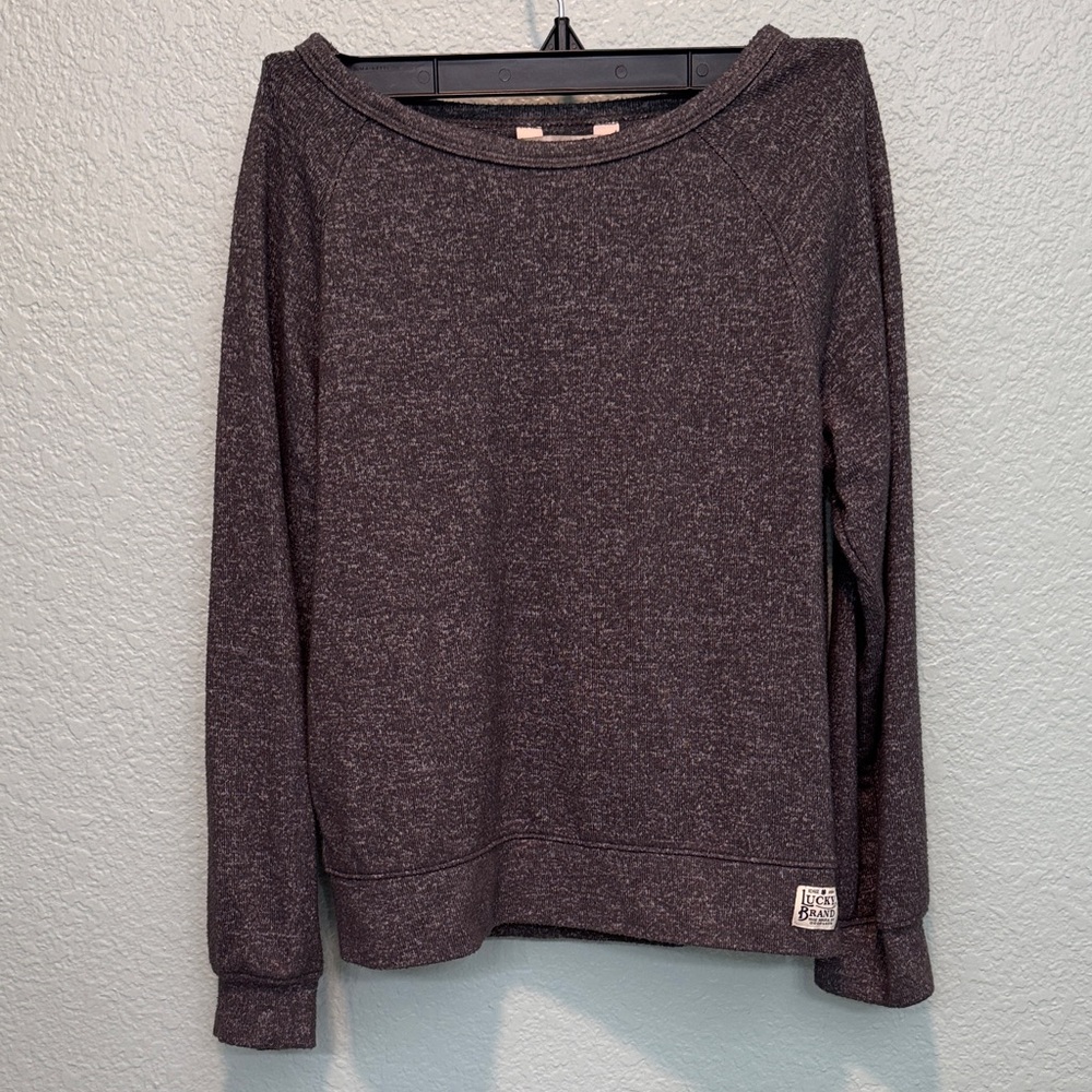 Lucky Brand Dark Gray Kids Sweater